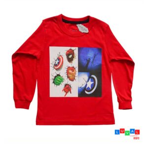 Polo manga larga Avengers