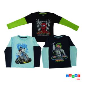 Pack 3 Polo Manga larga Niño